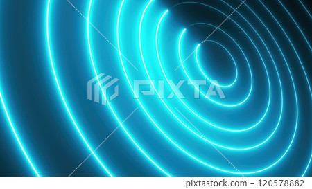 Abstract Glowing Neon Circle Background Abstract Glowing Neon Circle Background 120578882