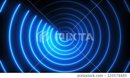 Abstract Glowing Neon Circle Background Abstract Glowing Neon Circle Background 120578885