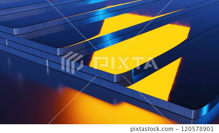 3d metal grid 120578901