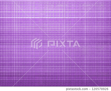 Image material of Japanese paper texture: Checkered pattern, purple 120578926