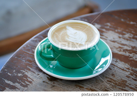 hot cofffee, cappuccino coffee or latte coffee or mocha coffee 120578950