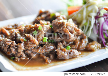 stir fried beef with vegetable 120579424