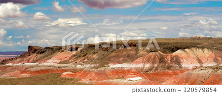 Bleak Landscape Petrified Forest National Park Arizona 120579854