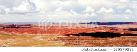 Bleak Landscape Petrified Forest National Park Arizona Bleak Landscape Petrified Forest National Park Arizona 120579855