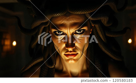 Medusa from Greek mythology 120580183