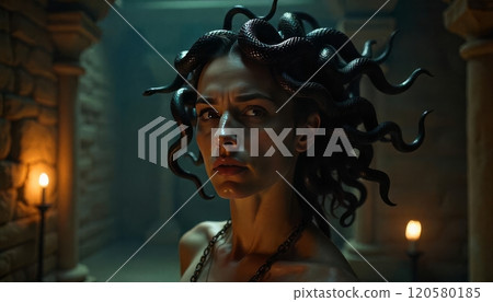 Medusa from Greek mythology 120580185