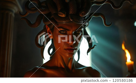 Medusa from Greek mythology Medusa from Greek mythology 120580186