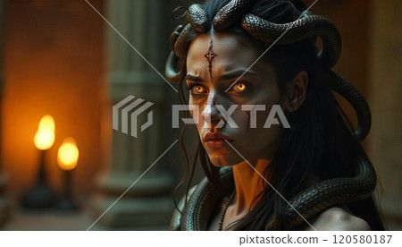 Medusa from Greek mythology 120580187
