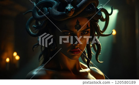 Medusa from Greek mythology 120580189