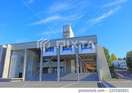 愛知縣名古屋市名古屋大學豐田講堂風景 120580881