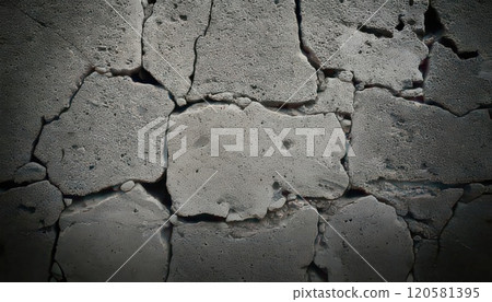AI Image: Old concrete wall 120581395