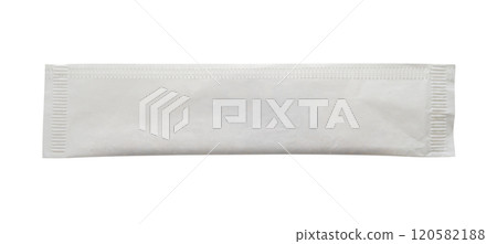 Bamboo toothpick packaging isolated on white background 120582188