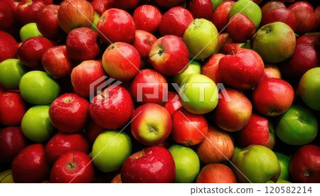 AI image: Lots of apples 120582214