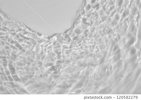 Abstract white transparent water shadow surface texture natural ripple background 120582279