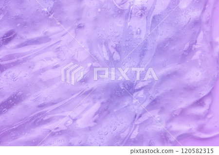 Transparent clear purple liquid serum gel cosmetic texture background Transparent clear purple liquid serum gel cosmetic texture background 120582315