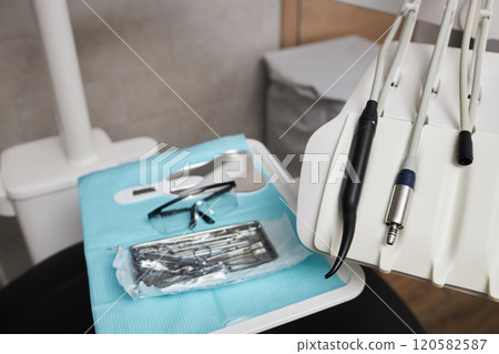 Dental Equipment Prepared for Dental Procedure Dental Equipment Prepared for Dental Procedure 120582587