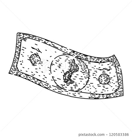 finance dollar bill sketch hand drawn vector finance dollar bill sketch hand drawn vector 120583386