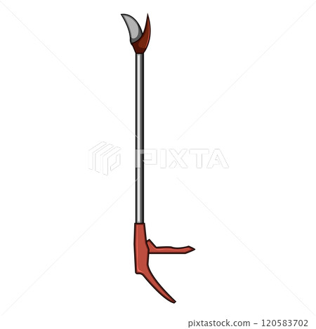 foliage tree trimmer cartoon vector illustration 120583702