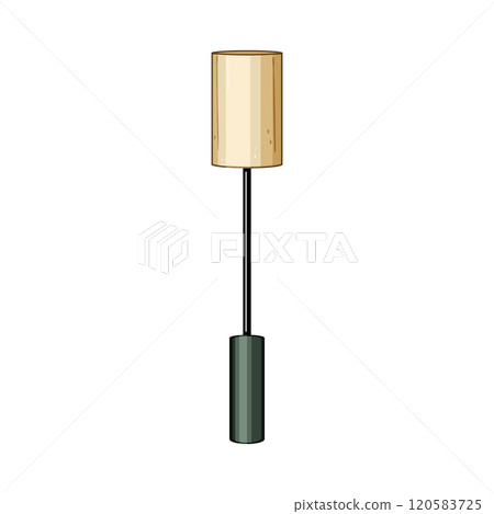 elegant torchere cartoon vector illustration 120583725