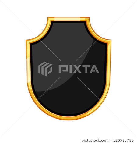 champagne shield golden luxury cartoon vector illustration champagne shield golden luxury cartoon vector illustration 120583786