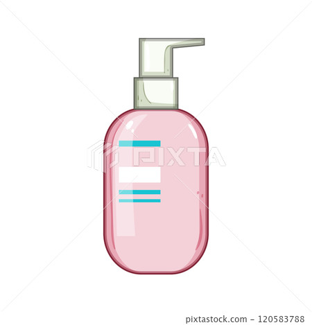 calming shampoo baby cartoon vector illustration 120583788