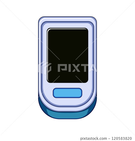 monitor pulse oximeter cartoon vector illustration monitor pulse oximeter cartoon vector illustration 120583820