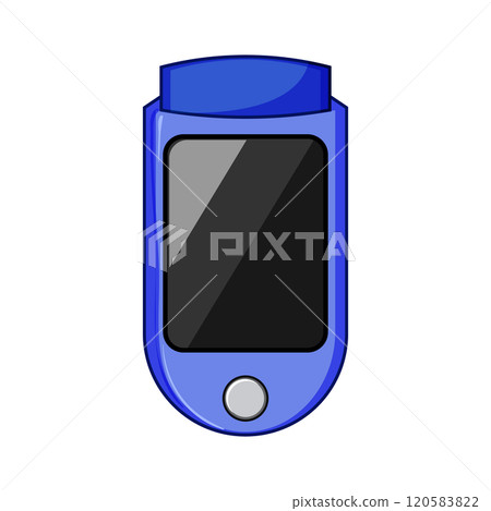 saturation pulse oximeter cartoon vector illustration saturation pulse oximeter cartoon vector illustration 120583822