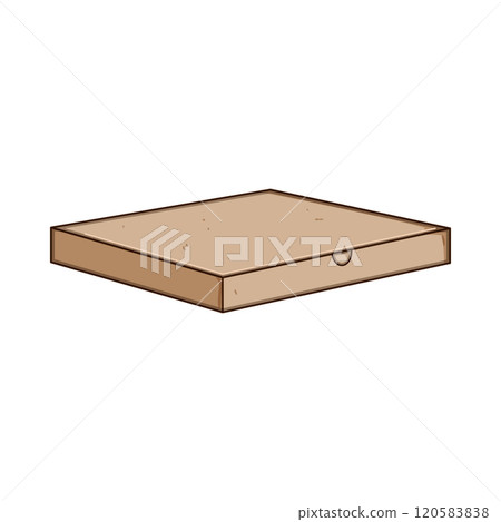 storage pizza box cartoon vector illustration 120583838