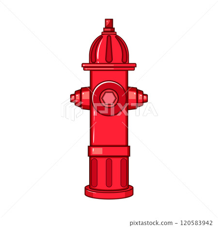 infrastructure fire hydrant cartoon vector illustration infrastructure fire hydrant cartoon vector illustration 120583942