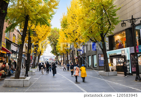 Autumn in Seoul: Insadong 120583945