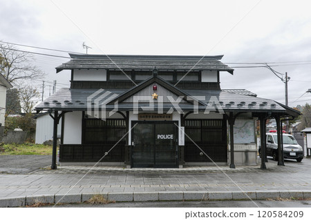 Police box at Kakunodate Station, Senboku City, Akita Prefecture 120584209