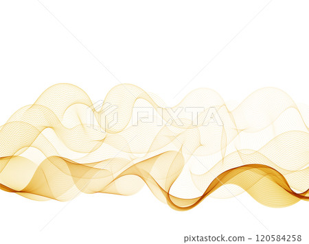 Abstract vector wave. background for presentation. advertising banner. Gold color. Eps 10 Abstract vector wave. background for presentation. advertising banner. Gold color. Eps 10 120584258