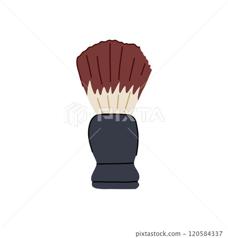 boar shaving brush cartoon vector illustration 120584337