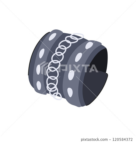 accessory rock bracelet cartoon vector illustration accessory rock bracelet cartoon vector illustration 120584372