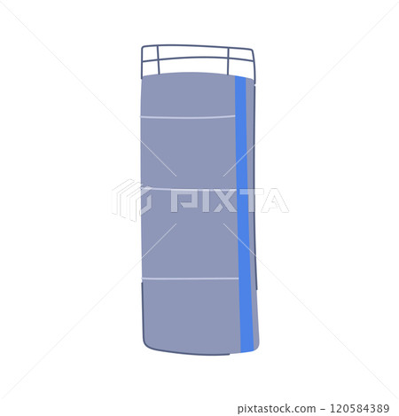 container oil tank storage cartoon vector illustration 120584389