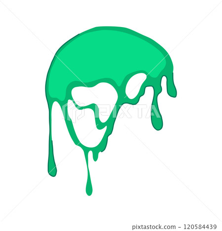 flow melted circle cartoon vector illustration 120584439