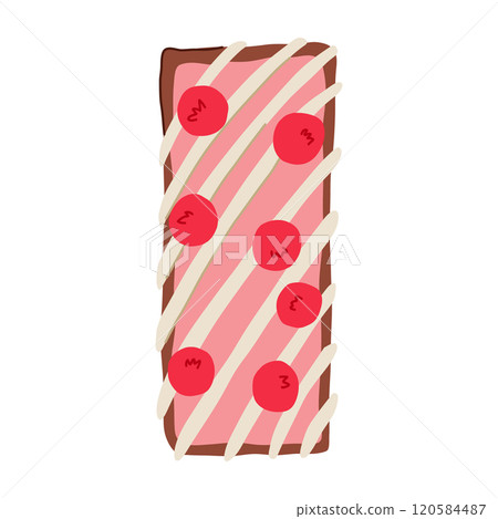 honey granola bar cartoon vector illustration 120584487
