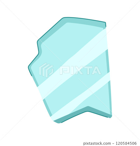 jagged glass broken shard cartoon vector illustration jagged glass broken shard cartoon vector illustration 120584506