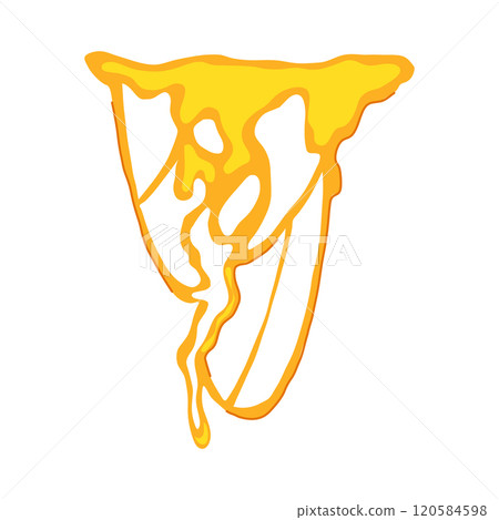 cleanup dripping oil stain cartoon vector illustration 120584598