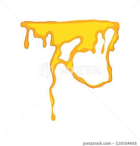 spill dripping oil stain cartoon vector illustration 120584608