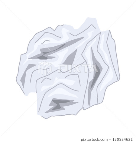 waste crumpled paper balls cartoon vector illustration waste crumpled paper balls cartoon vector illustration 120584621