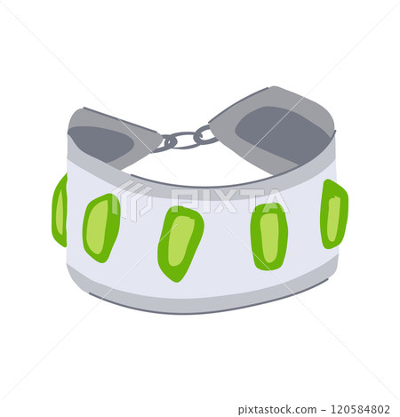 bangle bracelet silver cartoon vector illustration bangle bracelet silver cartoon vector illustration 120584802