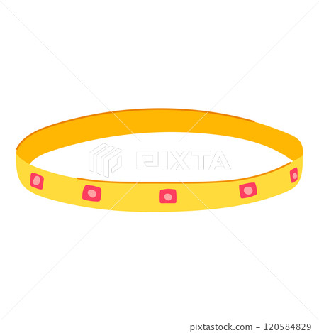 chain bracelet gold cartoon vector illustration chain bracelet gold cartoon vector illustration 120584829