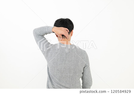 Stiff shoulders, fatigue, poor health, male Stiff shoulders, fatigue, poor health, male 120584929