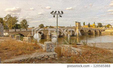 Bridge Tunca Edirne Turkey 120585868