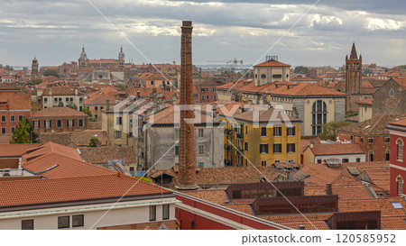 Chimney Venice Italy Autumn 120585952