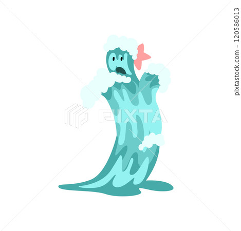 Water Elemental Cartoon Character, Fantasy Creature Vector Illustration Water Elemental Cartoon Character, Fantasy Creature Vector Illustration 120586013