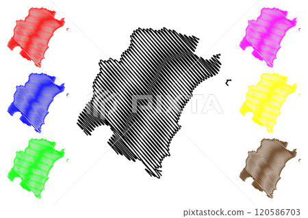 Humacao municipality (Commonwealth of Puerto Rico, Porto Rico, PR, Unincorporated territories of the United States) map vector illustration, scribble sketch Humacao map Humacao municipality (Commonwealth of Puerto Rico, Porto Rico, PR, Unincorporated territories of the United States) map vector illustration, scribble sketch Humacao map 120586703