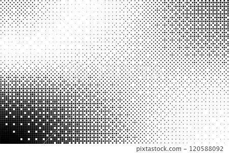 Vector illustration of monochrome bitmap background texture. 120588092