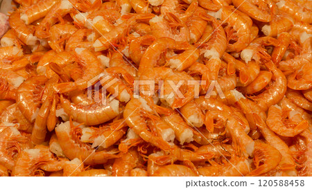Shrimps Fish Market 120588458
